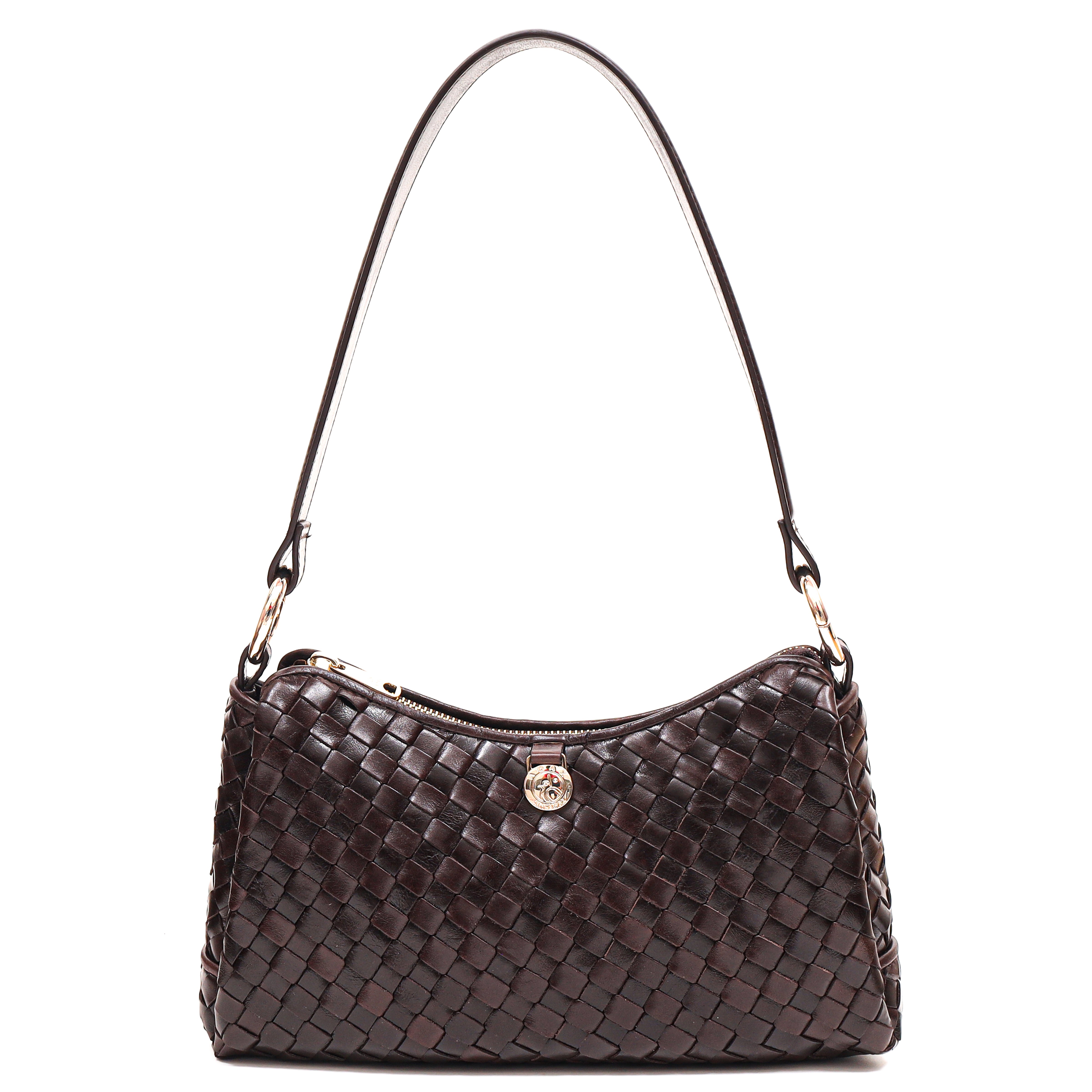 Salerno Eleonora skuldertaske - Dark Brown